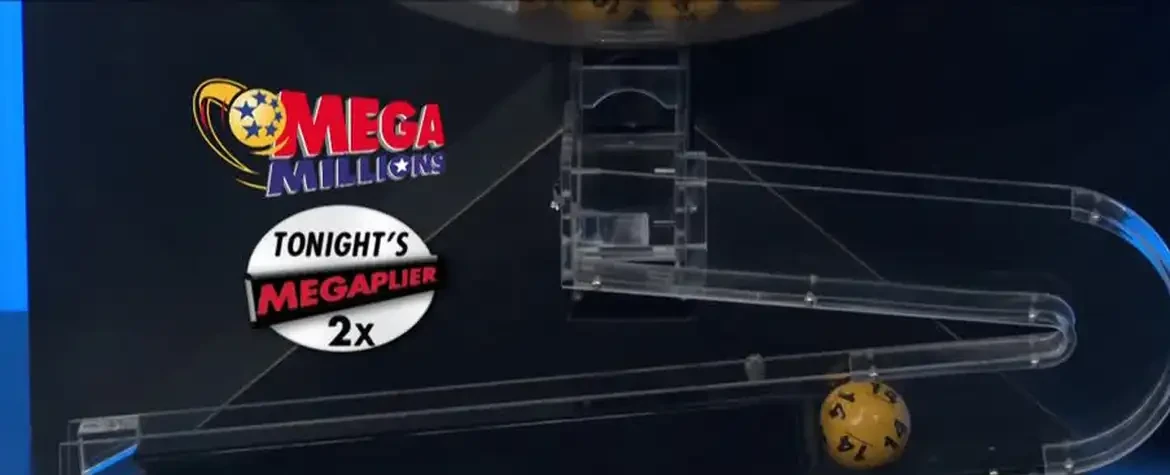 Machine used in a Mega Millions drawing